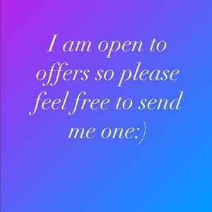 Open to reasonable offers!